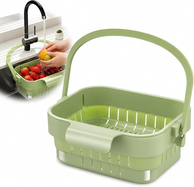 Foldable Sink Drain Basket, Hang Collapsible, Colander by Unknown