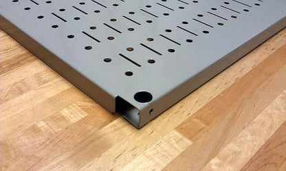 Wall Control Pegboard 16in x 32in Horizontal Grey Metal Pegboard Tool Board - Image 4