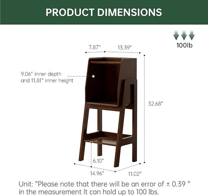 100% Solid Oak Ladder Shelf - Image 2