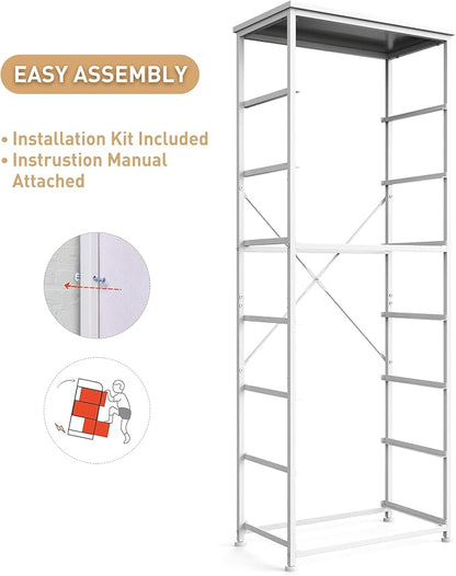 Mifuro Tall Fabric Dresser for Bedroom, Vertical Storage Organizer Tower - Image 9
