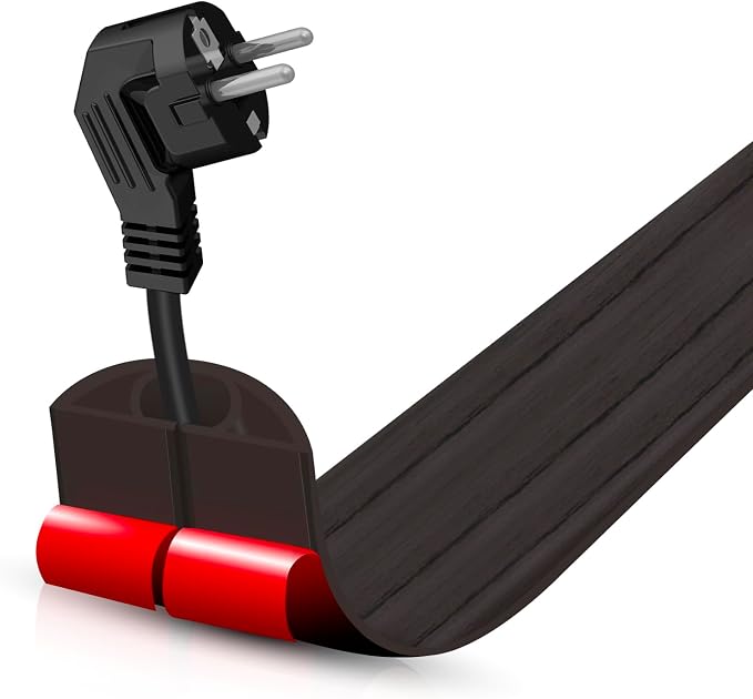 Floor Cord Cover Self Adhesive Cord Hider, 3.3FT Cable Management, Extension by DBHXXMB-HH