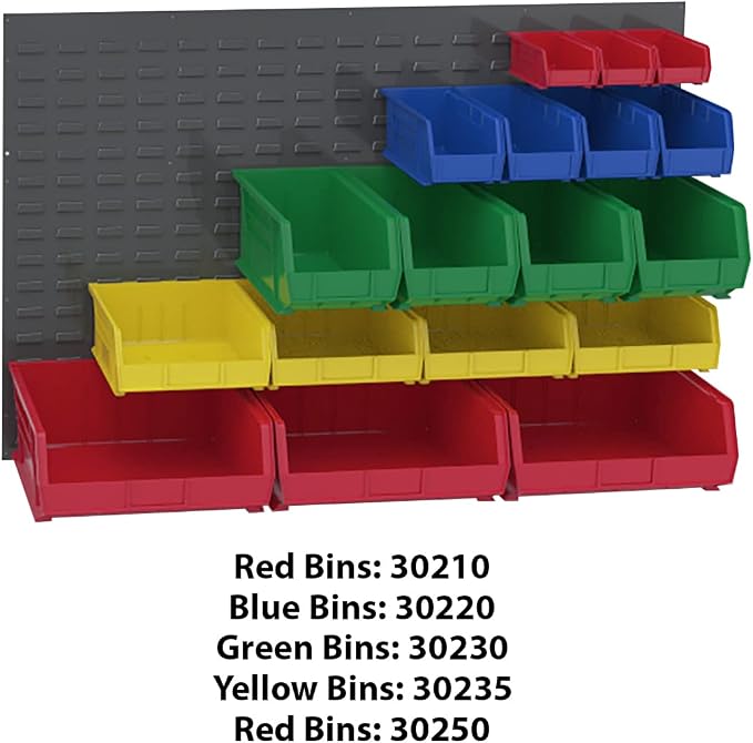 Akro-Mils 30655 Louvered Steel Wall Mount Panel Garage Organizer - Image 2