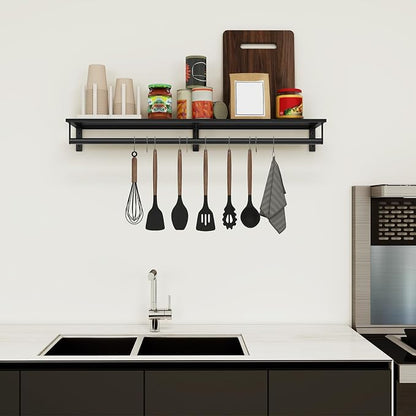 Audmore Wall Mounted Clothes Rack Closet Rod - Image 5