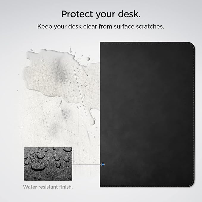 Spigen Desk Pad 35.4" x 15.7" Non-Slip Base Waterproof PU Leather Desk Mat Desk - Image 4