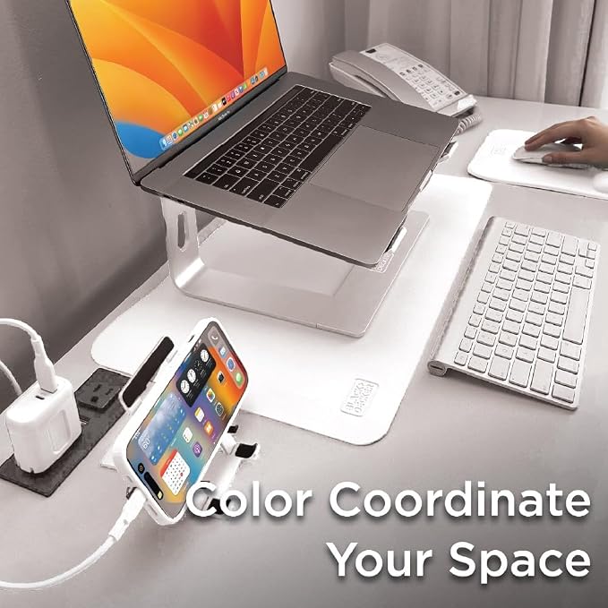 BLACK+DECKER Small Travel Desk Mat, Office Desk Pad, Computer Mat, Laptop Pad - Image 8