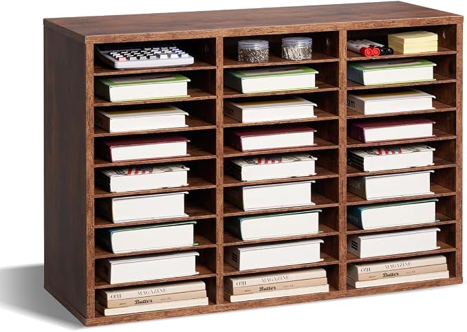 VEVOR Literature Organizer, 27 Compartments Office Mailbox by VEVOR