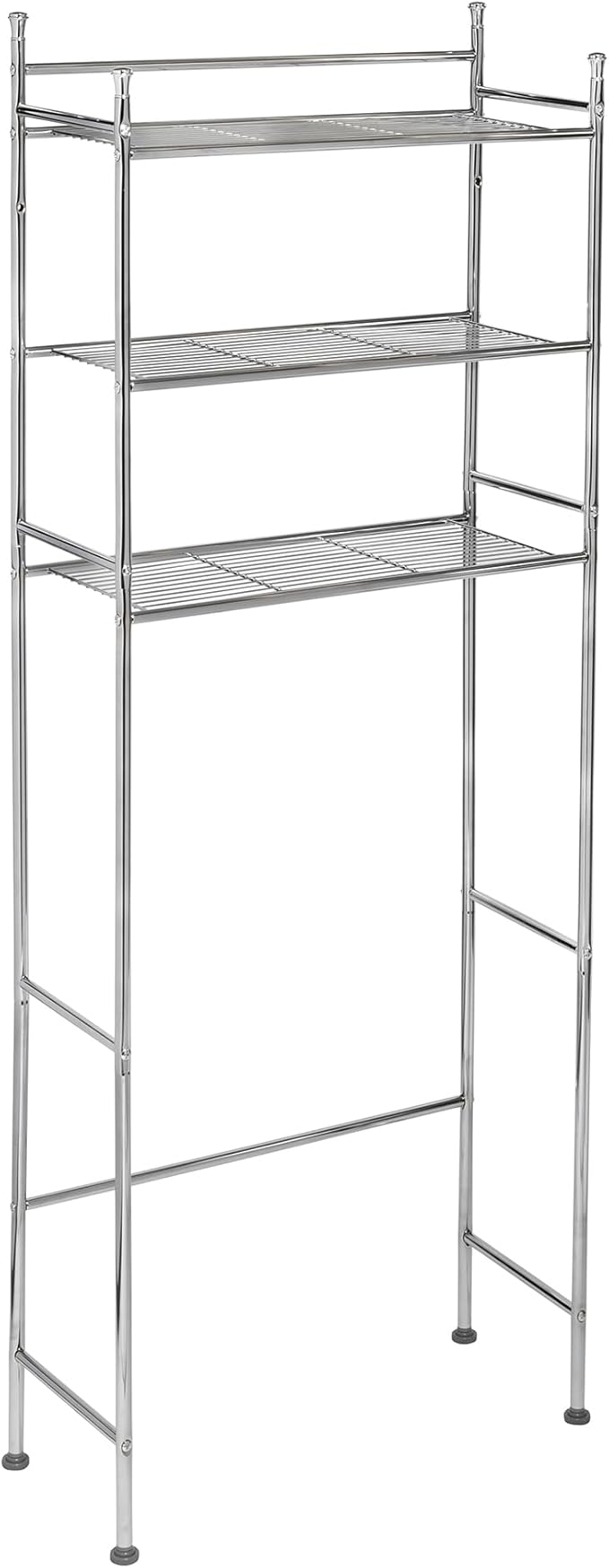 Honey-Can-Do 3-Tier Metal Bathroom Shelf Space Saver, Over The Toilet Storage - Image 4