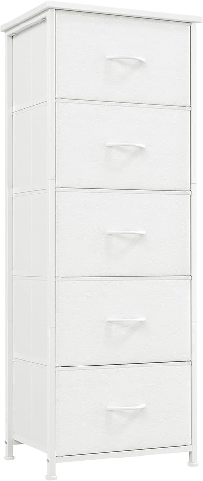 Somdot Tall Dresser for Bedroom, 5 Drawer Storage Cabinet, Steel Frame by Somdot