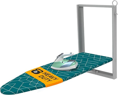 Xabitat Wall Mounted Ironing Board, 36.2" X 12.2" Compact Mount Fold Down Iron by Xabitat