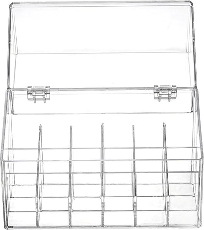 Lipstick Holder Display Case, 18 Slots Acrylic Organizer by Unknown