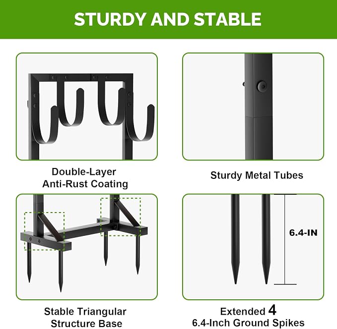Heavy-Duty Garden Hose Holder - Image 4