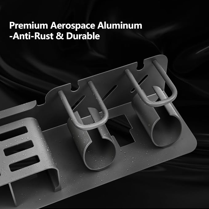 Electric Toothbrush Holder Wall Mounted, Aluminum Bathroom Organizer - Image 3
