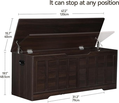 VANKILEY 47.2" Storage Chest Extra Large, Storage Trunk - Image 2