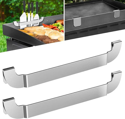 10 Inch Griddle Spatula Holder Magnetic Design, Stainless Steel Grill Barbecue by ZHSX
