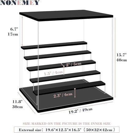NONEMEY Clear Acrylic Display Case Stand - Image 3
