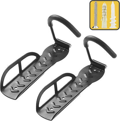 Garage Wall Mount Bike Rack 2 Pack Vertical Bicycle Hanging Hooks by Laxama