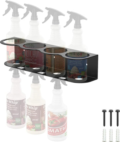 4 Spray Bottle Holder Wall Mount Hangable Space-efficient Spray Can Holder Wall by Unknown