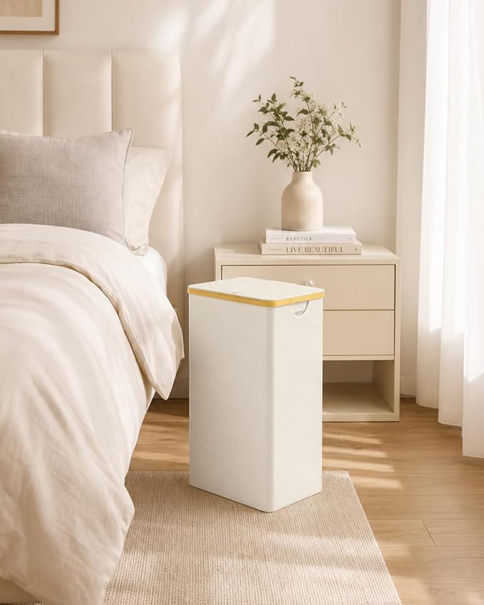iEGrow Laundry Basket with Lid, 110L Large Laundry Hamper with Handle and Lid - Image 8