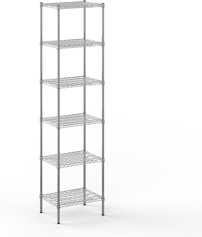 18" Deep x 24" Wide x 96" Height Wire Shelving Kit | 6-Tier | NSF Commercial by Regal+Altair