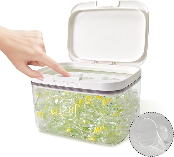 Laundry Pod Holder with Lid by GUTE