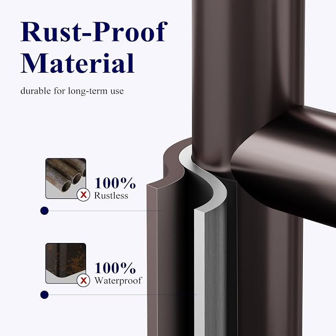 Kitsure Toilet Paper Holder Free Standing – Rustproof Metal Toilet Paper Stand - Image 6