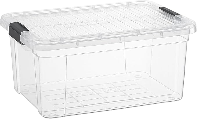 Superio Clear Plastic Storage Bin by Superio