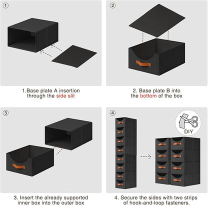 Homsorout Stackable Storage Drawers - Image 7