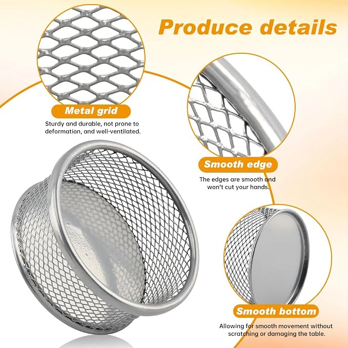 Paper Clip Holder With 50pcs Paper-Clips, Paperclip Holders, Mesh - Image 3