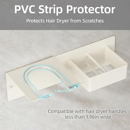 Hair Dryer and Straightener Holder, Upgraded Hair Straightener Holder - Image 3