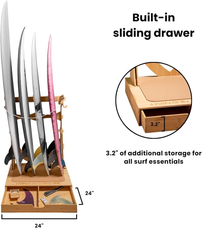 LISS Spirit Surfboard Rack Stand Holder - Image 3