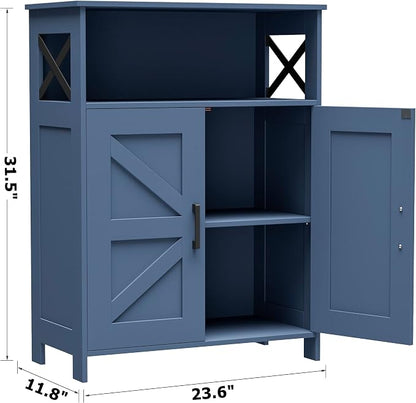 Homhedy Farmhouse Bathroom Storage Cabinet - Image 3