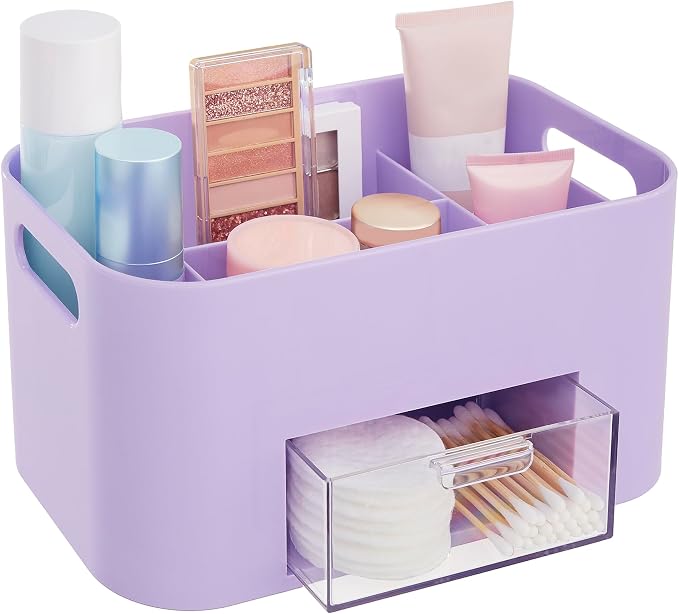 STORi Bliss Lilac Purple Makeup Organizer by STORi