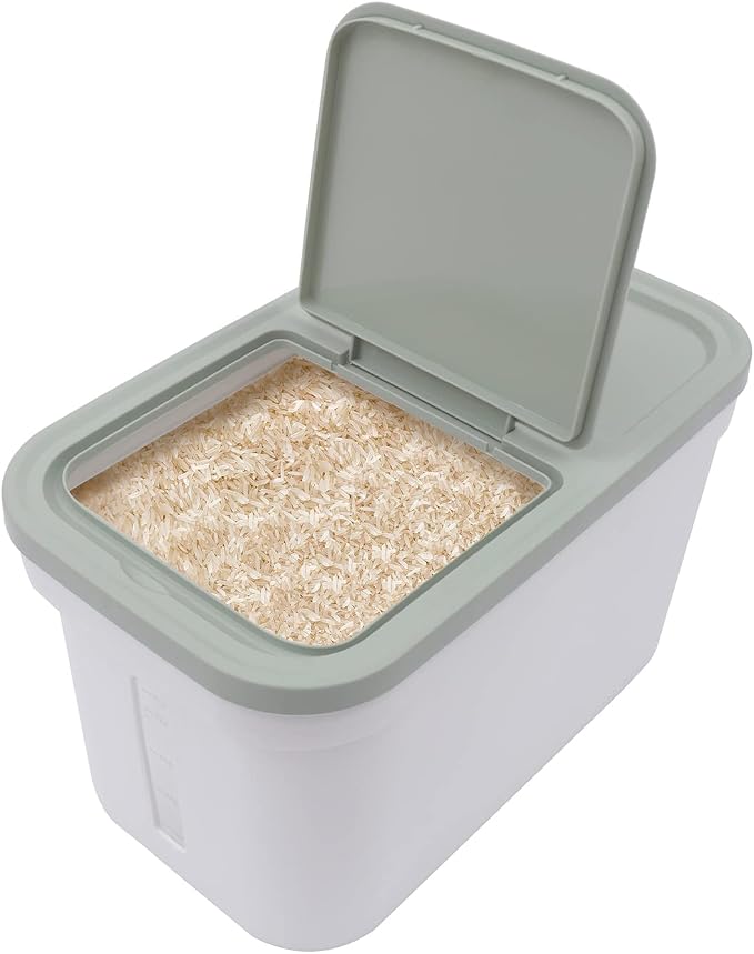 Large Storage Container 22lbs Rice Dispenser Large Rice Cereal Storage Flour by Unknown