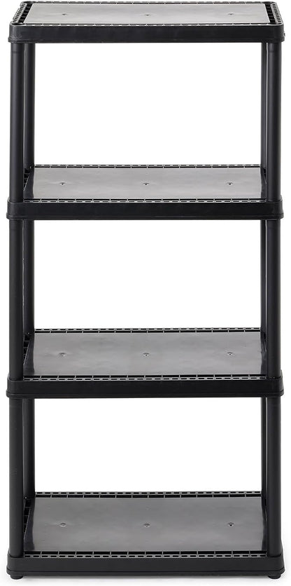 Gracious Living 4 Shelf Fixed Height Solid Light Duty Storage Unit 24 x 12 x by GraciousLiving