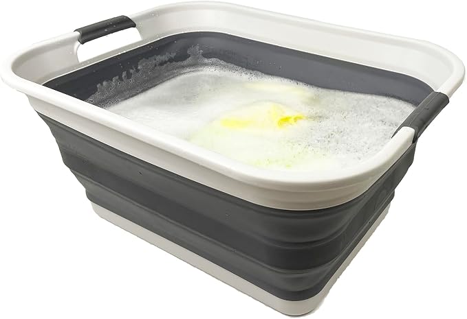 SAMMART 42L Collapsible Plastic Laundry Basket - Image 5