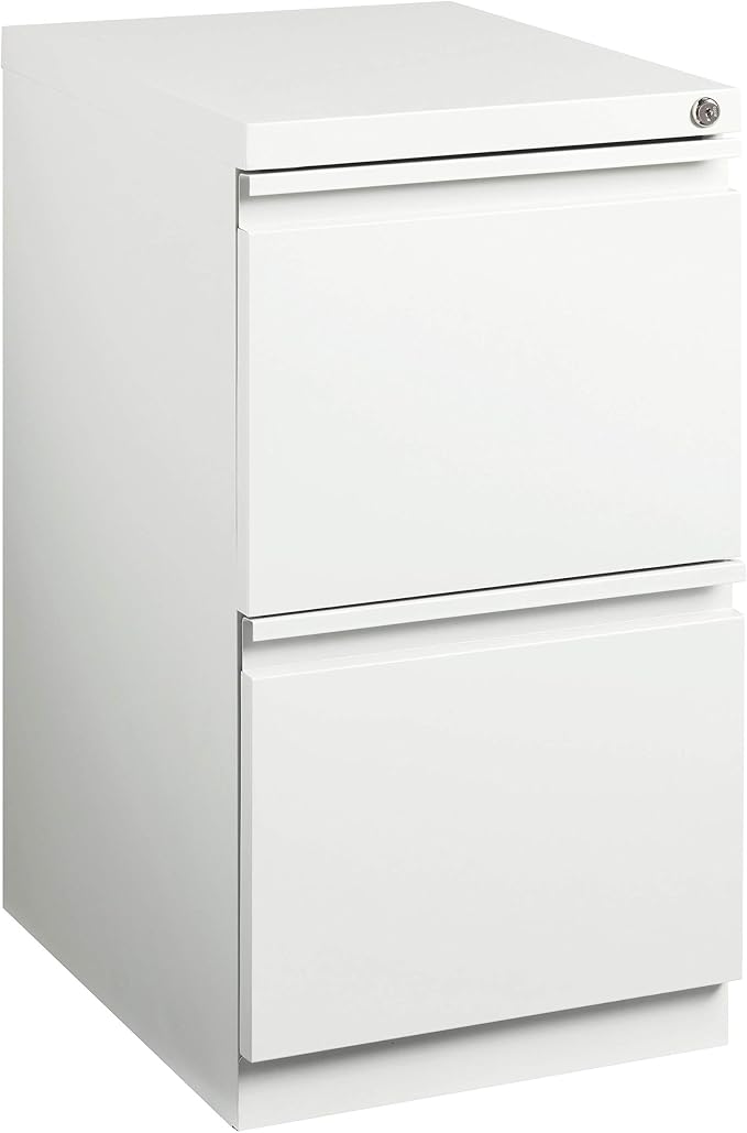 20 Inch Deep Metal Mobile Pedestal File 2 Drawer File-File by Office+Dimensions