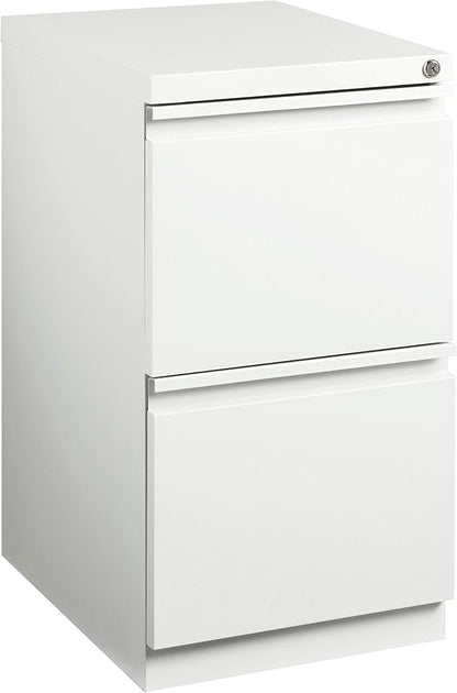 20 Inch Deep Metal Mobile Pedestal File 2 Drawer File-File by Office+Dimensions