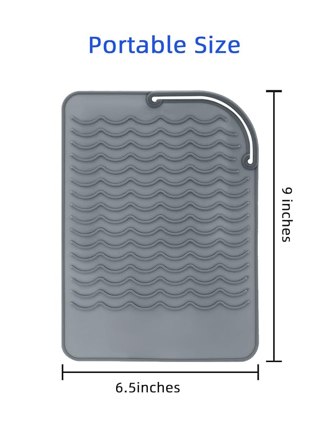 Heat Resistant Mat for Curling Iron, Flat Irons and Hair Straightener Hair - Image 4