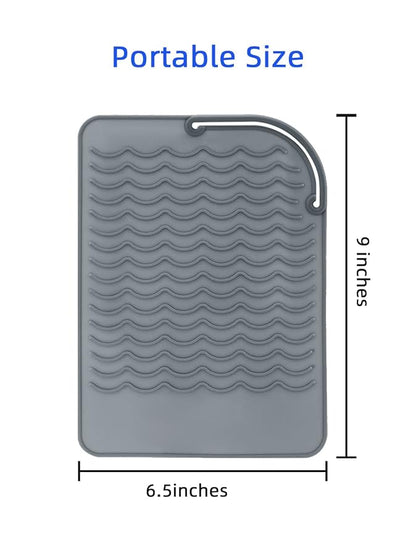 Heat Resistant Mat for Curling Iron, Flat Irons and Hair Straightener Hair - Image 4