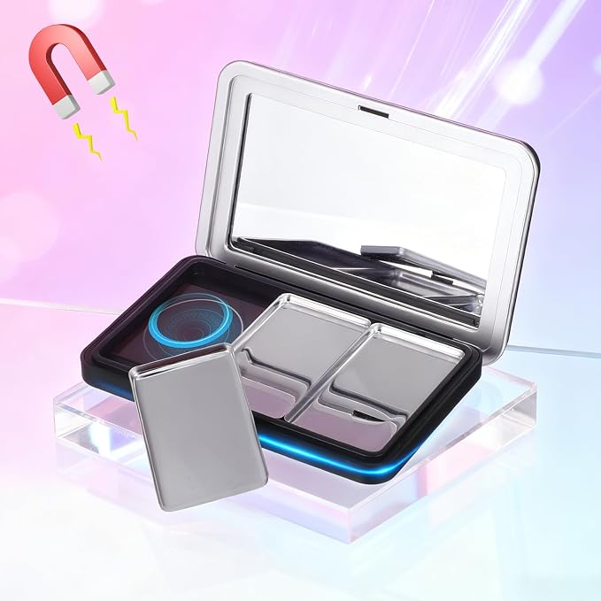 Luxshiny Empty Eyeshadow Palette: Refillable Magnetic Makeup Palette - Image 4