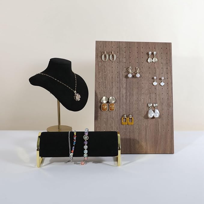 GemeShou Walnut earring display stand - Image 2