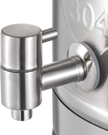 Milk Can Barrel Stainless Steel Beverage Drink Dispenser Large Capacity Storage - Image 9
