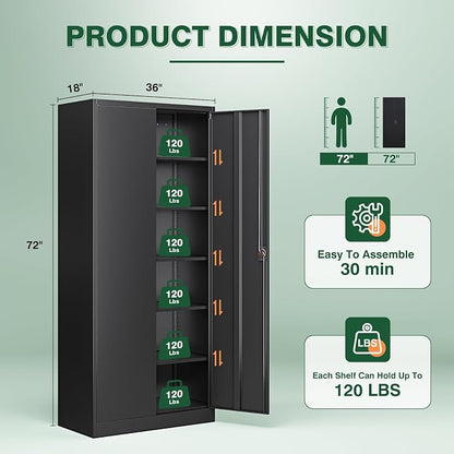 Letaya Metal Garage Storage Cabinets - Image 3