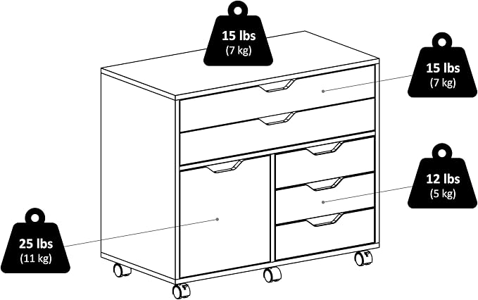 Winsome Halifax Mobile Storage Cabinet - Image 11
