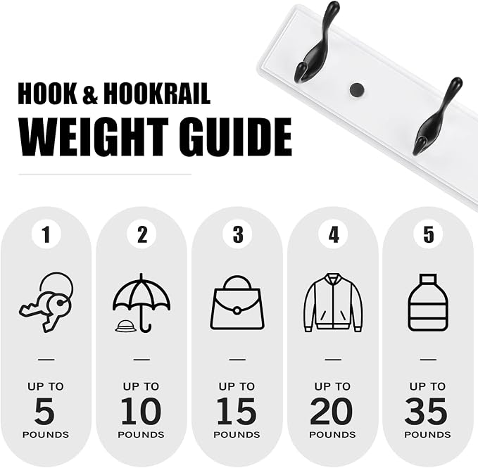 Wooden Coat Rack, Wall-Mounted Organizer - Image 4
