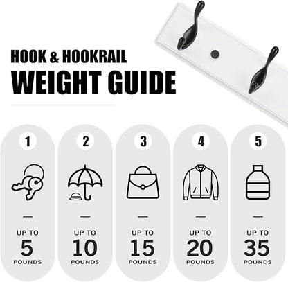 Wooden Coat Rack, Wall-Mounted Organizer - Image 4