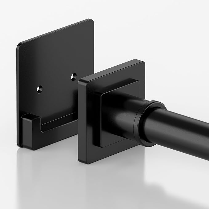 UIOSANRT Matte Black Shower Curtain Rod 31-79 inches by UIOSANRT