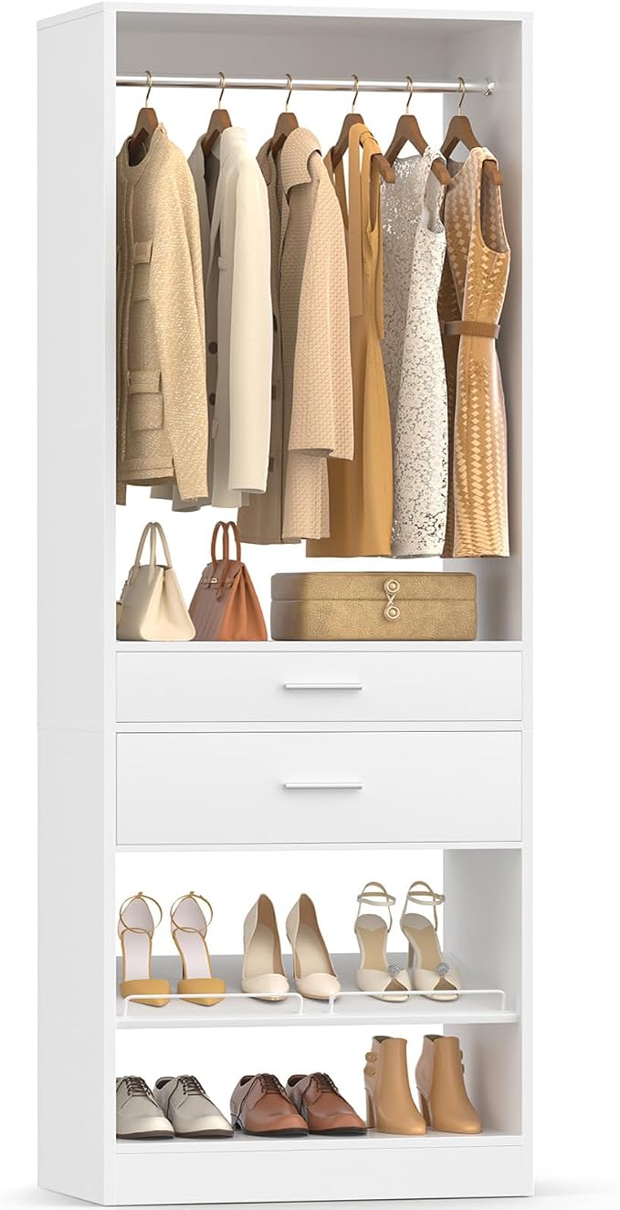 Unikito 25” W x 80'' H Closet Organizer Storage by Unikito