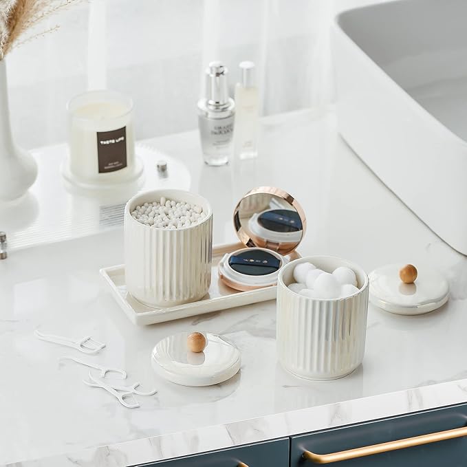 Ceramic Bathroom Canister Set - Image 2