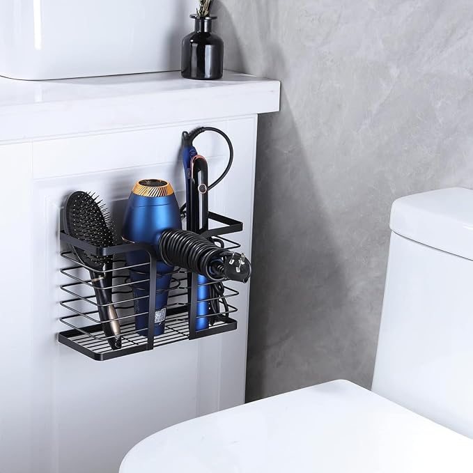 YIGII Hair Dryer Holder/Hair Tool Organizer Wall Mount - Image 4